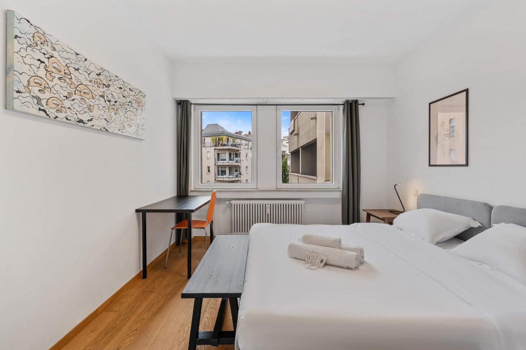 Central Lux 2Br Apt With City Views & Balcony Luxemburgo Exterior foto